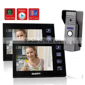 2.4Ghz Touch Screen 7 Inch Color Intelligent 2.4ghz Digital Wireless Intercom Video Door Phone thumbnail-1