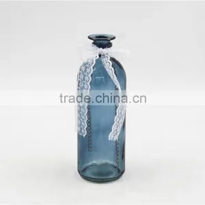 Small Mouth Colorful Glass Vase With Decoration thumbnail-2