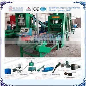 High Pressure and High Output Shisha Charcoal Briquette Machine thumbnail-1
