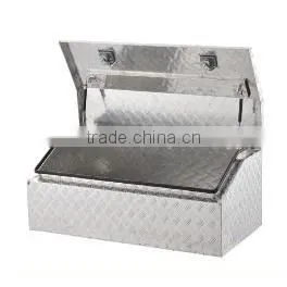 2mm Checker Plate Aluminium Tool Box UTE Truck Storage thumbnail-2