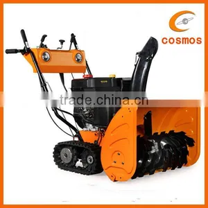 Track Style 9HP Garden Gasoline Snow Thrower Loncin Engine thumbnail-1