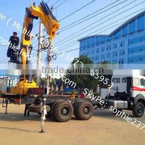 Truck Crane, Used Crane Truck, 6x2 Dongfeng Truck With Crane 10,000kg Truck Mounted Crane thumbnail-4