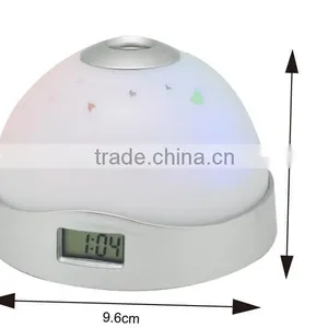 Projection Clock With LED Color-Change Projector thumbnail-3