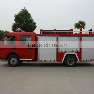 Dongfeng Tianjin 6 Cbm Water Tanker Fire Fighting Truck With Fire Fighting Guns thumbnail-3