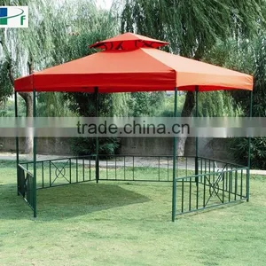 2x2x2m Hexgonal Metal Garden Gazebo thumbnail-1