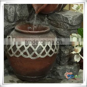 Fiberglass Jar Garden Fountain Water thumbnail-3