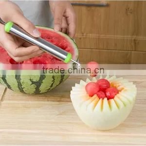 Factory Wholesale Stainless Steel Fruit Melon Scoop Melon Baller thumbnail-6