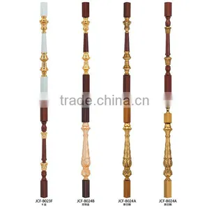 Luxury Design Indoor Color Coated Aluminum Stair Railing Baluster thumbnail-6