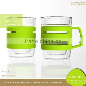 Custom Unbreakable Cappuccino 150ml Glass Cup thumbnail-6