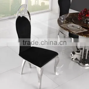 Special Model Customize Dining Chair Stainless Steel Leg thumbnail-1