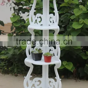 Home Decor Wooden Flower Shelf, Wooden Shelf,Storage Rack thumbnail-1