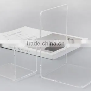 Wholesale Custom Handmade Clear Acrylic Acrylic Book Stand thumbnail-4