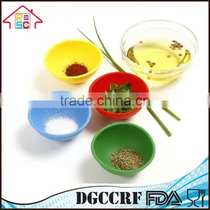 LFGB & FDA Colorful Mini Flexible Silicone Spice Bowl Silicone Herb Bowl thumbnail-1