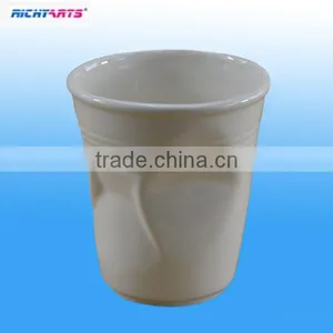 Hot Sale Wrinkle Ceramic Coffee Mug thumbnail-1