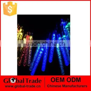 20 LED Colorful Solar Power Bubble Bar String Light Lamp Garden Home Holiday Party Festival Christmas Decoration G0066 thumbnail-1