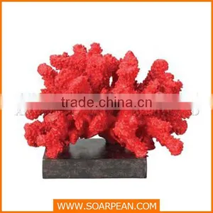 Factory Custom Resin Artificial Red Coral Decoration thumbnail-1