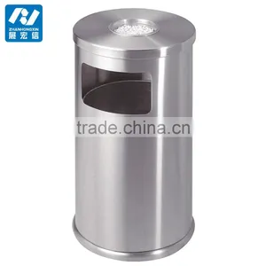 Top Ashtray Body Stainless Steel Indoor Waste Bin thumbnail-1