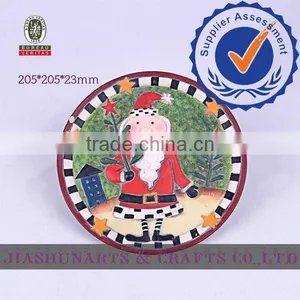 Christmas Santa Claus Ceramic Wall Decorative Plates thumbnail-1