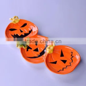Antique Halloween Ceramic Plate thumbnail-1