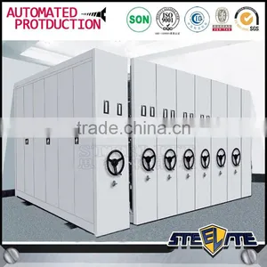 Double Side Office Filing Cabinet Library Mobile Shelving thumbnail-5