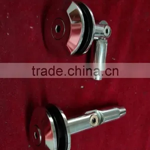 Stainless Steel Modern Tempered Glass Canopy Front Glass Bracket thumbnail-1