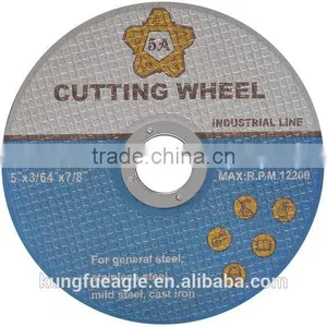125*1.2*22.2mm China Abrasive Manufacturer Cutting Disc for Steel thumbnail-1