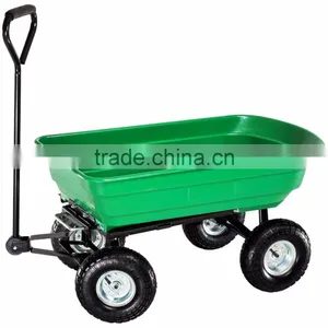 75L Plastic Tray Garden Dump Tool Cart TC4253 thumbnail-1