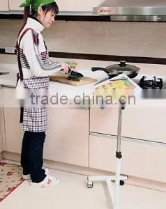 Rolling Laptop Tray Table Stand Bedroom Notebook Desk, Notebook Table thumbnail-3
