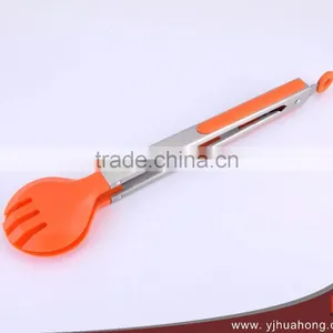 12" Skidproof Handle Nylon Food Tongs thumbnail-1