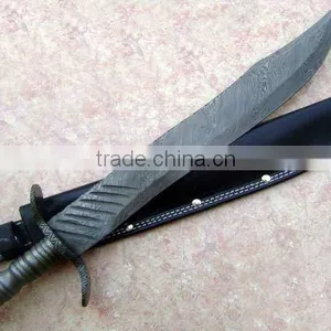 Damascus Knife, Long thumbnail-1