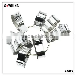 47024 8 Pcs Stainless Steel Cookie Cutter Set thumbnail-1
