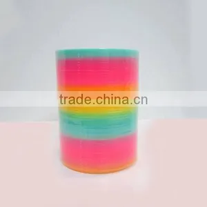 Hot Plastic Magic Rainbow Coil Spring Slinky Colorful Novelties Educational Toy thumbnail-6