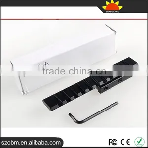 D0026-A Tactical Flashlight Scope Gun Mount Weaver Rail 11mm Convert to 21mm Adaptor thumbnail-2