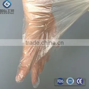Disposable Food Hadling Hdpe Polyethylene Glove Plastic Transparent Cleaning Cooking Gloves thumbnail-1