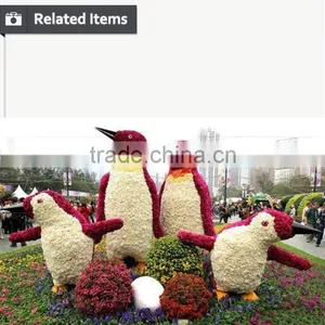 Milan Grass Shaped Ornamental Topiary Boxwood Animal for Theme Park Decoration thumbnail-4