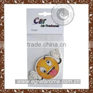 EA1-1006 Funny Face Cotton Paper Hanging Car Air Freshener thumbnail-1