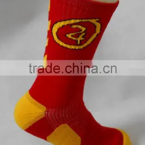 Knee High Quality Wholesale Custom Basketball Sport Socks thumbnail-3