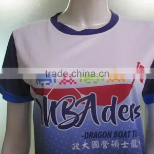 Dragon Boat Event Mens and Womens Sublimation Printing Dry Fit Running t Shirt thumbnail-2