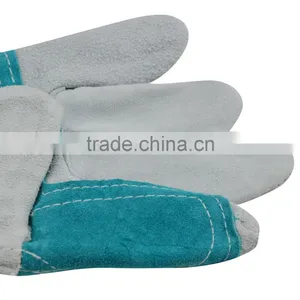 Yellow Full Palm Cow Leather Working Gloves thumbnail-4