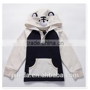 Children Animal Tiger Style Cute Fleece Lesiure Hoodie thumbnail-1