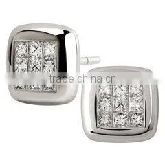 Stud Silver Plated Fashion Earrings thumbnail-1