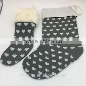 2016Hot Sale Christmas Knitting Sock For Decoration High Quality Christmas Knitting Sock thumbnail-6