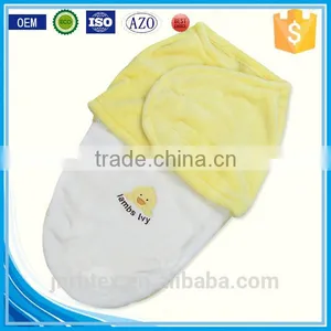 Trade Assurance Embroidered Combed Cotton Baby Swaddle Wrap/wholesale Organic Swaddle Blanket thumbnail-1