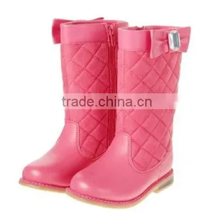 New Style Girls Leather Boots thumbnail-1