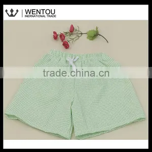 Monogrammed Seersucker Boy Swim Shorts thumbnail-3