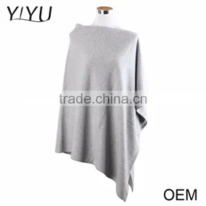 Women Winter Knitted Cashmere Poncho Capes Shawl Cardigans Sweater Coat thumbnail-5