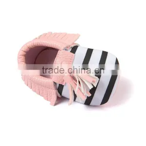 PU Baby Moccasins With Tassels, Tassel Baby Moccasin thumbnail-1