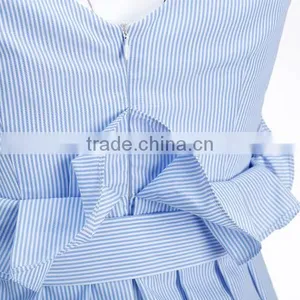 Summer New Women's New V Collar Sleeveless Strapless Dress High-waist Fashion Top thumbnail-5
