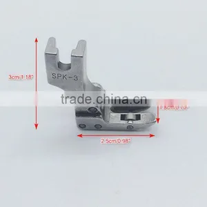 INDUSTRIAL SEWING MACHINE ROLLER FOOT High Shank PVC Leather For Singer Juki SPK-3 Presser Foot thumbnail-3
