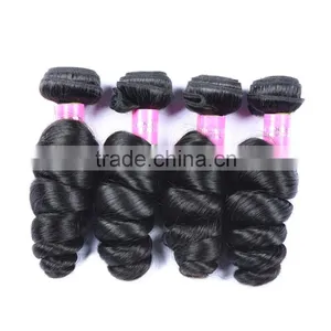 Buy Human Hair Online Indian Loose Wave Hair Pieces 100% Virgin Unprocessed Raw Indian Temple Hair thumbnail-3